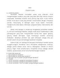 Jangan malu belajar pelbagai kemahiran ketika anda masih remaja. Doc Membentuk Remaja Berkarakter Melalui Penerapan Nilai Nilai Pendidikan Karakter Tri Septi Widya Ardhiani Academia Edu