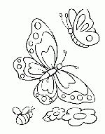 19276 carnet de colorat catifeaua magica fluturi si flori scenele de colorat catifeaua magica sunt Desene De Colorat Fluturi Qbebe Planse Si Imagini De Colorat