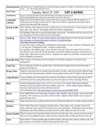 These themes will get you started planning for your week. Writing Lesson Plans For Preschool The Environment