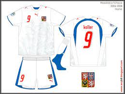 2006 2008 Republica Checa Home Football Fashion Soccer Kits Football Shirts