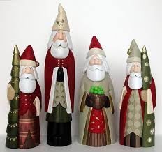 Carved Santas Santa Wood Carving Carved Santa Hand Carved Santas Santas And Folk Art From Whittled Santas Santa Carving Christmas Clay Christmas Wood