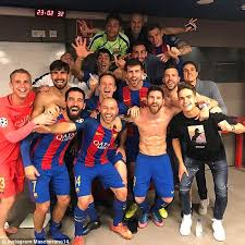 Barcelona fc vs psg 6 1. Barcelona 6 1 Psg Uefa Champions League Result Daily Mail Online