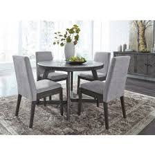 Halden dark charcoal 16 round side table. Besteneer Round Dining Room Table In Dark Gray D568 50 By Dining Rooms Outlet