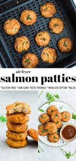 These Air Fryer Salmon Patties Are Healthy And Super Easy To Prepare Ready In Less T Air Fryer Recipes Healthy Air Fryer Dinner Recipes Air Fryer Recipes Easy