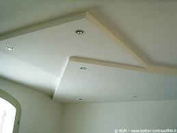 Controsoffitto Con Volumi Ad Incastro A 45 E Faretti Falseceilingdesignunfinishedbas False Ceiling Design Bedroom False Ceiling Design False Ceiling Bedroom