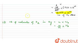 Calculate the number of atoms of an element in a given number of molecules off a compound. Calculate The Number Of Particles In Each Of The Following I 46 G Of Na Atoms Number From Ma Youtube