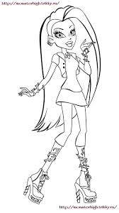 Monster High Printable Coloring Pages Cute Coloring Pages Barbie Coloring Pages