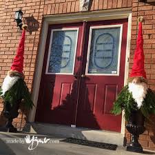 Now take the sleeve and cut the sleeve so that you will have two pieces. Quick Easy Planter Gnomes Made By Barb Simple And Super Cute