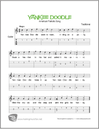 Music electronics microarchive not sheet music, but still useful. Yankee Doodle Free Beginner Guitar Sheet Music Tab