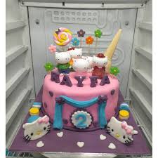 Yuk, simak resep membuat hidanga kue ulang tahun kukus mini dibawah ini. Harga Kue Ulang Tahun Hello Kitty Terbaik Roti Kue Makanan Minuman Juli 2021 Shopee Indonesia