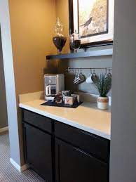 This coffee bar/kitchenette sits in a master bedroom for early. Pin On Farmhouse Chic