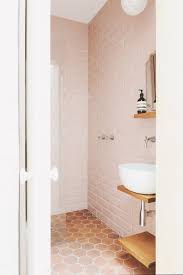 Ideas to decorate a pink and black bathroom — starting with pattern in a shower curtain the formula for using paint in a pink and black bathroom is very similar to the wallpaper method. 9 Modern Sophisticated Pink Bathrooms Apartment Therapy