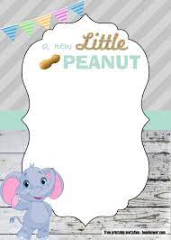 You will get attractive, and stunning baby card invitation card design online. Free Printable Little Peanut Elephant Invitation Templates Elephant Baby Shower Invitations Elephant Baby Showers Printable Baby Shower Invitations