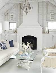 The lacquered & sandblasted driftwood coffee tables are less time consuming to complete because they don't have to go thru the sun bleaching. Coastal Nautical Coffee Tables Decor Ideas Shop The Look Coastal Decor Ideas Interior Design Diy Shopping