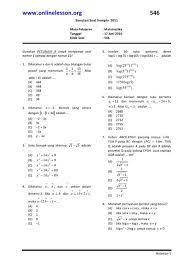 We did not find results for: Contoh Latihan Soal Contoh Soal Matematika Dasar Tes Cpns