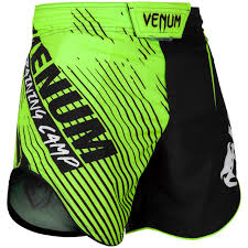 Venum Training Camp 2 0 Fight Shorts Black Neo Yellow