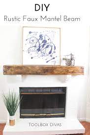 Maybe you would like to learn more about one of these? How To Build A Rustic Faux Beam Mantel Diy Mantel Handmade Home Decor Diy Fireplace