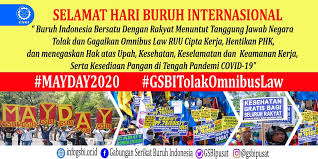 Hari lembaga sosial desa (lsd) 5 mei. Gsbi Gabungan Serikat Buruh Indonesia Ditengah Pandemi Covid 19 Gsbi Tetap Peringgati Hari Buruh Internasional May Day 2020