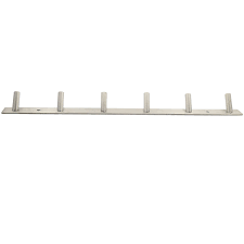 Webi Sturdy Coat Hook Rack Towel Hanger Stainless Steel 304 Rail Bar With 6 Hooks Great Home Office Stora Bathroom Towel Hooks Bath Towel Hooks Bathroom Towels