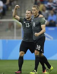A look at the olympics football winners list, both men's and women's, and other medal winners. Nigeria 0 2 Germany Rio Olympics 2016 Semi Final Result Nils Petersen And Lukas Klostermann Goals Set Up Gold Medal Match Against Brazil Daily Mail Online