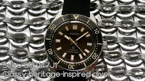 Details about seiko prospex interpretations diver's 200m spb147j1. Seiko Spb147j1 Full Review Almost Perfect Vintage Inspired Diver Youtube