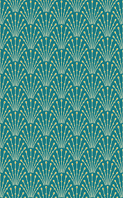 Art Deco Beads Peacock By Coggon Roz Robinson Art Deco Wallpaper Art Deco Deco Beads