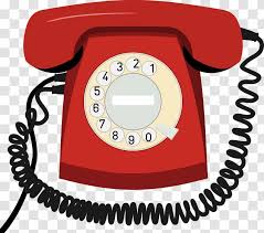 Telephone Landline Ringtone Clip Art Red Phone Transparent Png