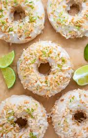 Key Lime Coconut Donuts Recette Recette Donuts Beignets Faits Maison Recettes De Cuisine