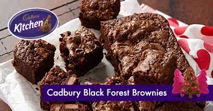 Cadbury Black Forest Brownie Recipe Cadbury Recipes Brownie Yummy Cakes
