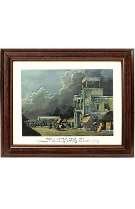 Metal Etched Painting - Chitpore Road - Biswa Bangla