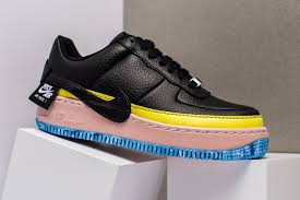 Black And Yellow Air Force Ones Nike Air Force 1 Jester Receives Multicolored Options For The Summer Nike Nike Air Sneaker Heels