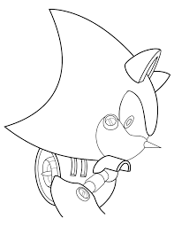 Sonic printable coloring pages metal sonic coloring pages sonic. Coloring Page 2 Metal Sonic By Xaolin26 On Deviantart