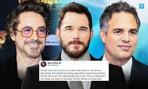 Robert Downey Jr Mark Ruffalo Defend Chris Pratt After Twitter Calls Him The Worst Chris Entertainment