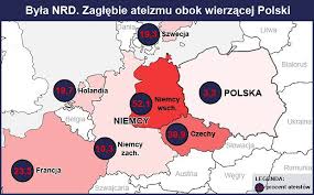 Francja, belgia, niemcy , stany zjednoczone. Jadro Ateizmu Tuz Za Granica Polski Dawne Wschodnie Niemcy Bez Boga