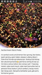 Sambal Asam Manis Pedas Resep Masakan Resep Masakan Sehat Resep Masakan Indonesia