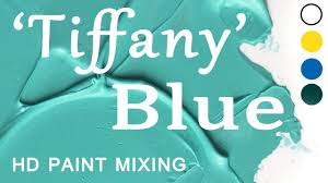 What color wall paint matches tiffany blue. Hd Paint Mixing Tiffany Blue Oil Youtube