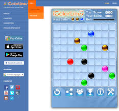 To deselect a ball just click on another. Play Free Online I Color Lines Puzzle Game