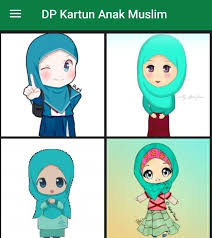 Mewarnai gambar kartun anak muslim pergi sekolah azhan co 5. Halaman Download 26 Gambar Kartun Anak Anak Islami Dp Kartun Anak Muslim For