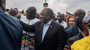 President ramaphosa was born as cyril matamela ramaphosa to samuel ramaphosa, a retired policeman, and erdmuth. South Africa Election Polls Close In Test For Anc Bbc News