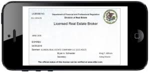 Brokers are real estate agents who have. Idfpr Introduces Electronic License Pocket Card Illinois Realtors
