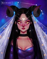 Pin By Muzenikart On Illustrations By Muzenikart Aries Art Anime Zodiac Zodiac Art