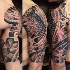 New Post Tattoo Designs 19 Beautiful Koi Fish Half Sleeve Tattoo Ideas In 2021 Japanese Tattoo Koi Cool Half Sleeve Tattoos Koi Tattoo Sleeve