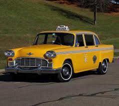 Image result for Federal Yellow 1956 Checker Taxi