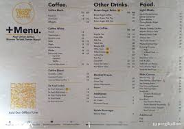 Selalu Diperbarui Menu Yellow Truck Coffee Sarijadi Bandung
