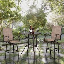 Metal Outdoor Bar Table Patio
