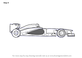 How To Draw Formula One Car Drawingtutorials101 Com Formula One Car Drawing Easy Formula 1 Car