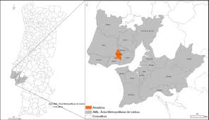.na área metropolitana de lisboa (1990‑2007): Localizacao Do Municipio Da Amadora Na Area Metropolitana De Lisboa Download Scientific Diagram