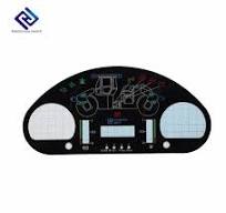 LED Car Dashboard Control Panel Membrane Graphic Overlays