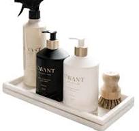 Amazon.com: Luxury Marble Tray by L'AVANT Collective | Real ...