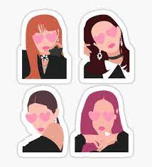 blackpink stickers aesthetic stickers scrapbook stickers printable print stickers